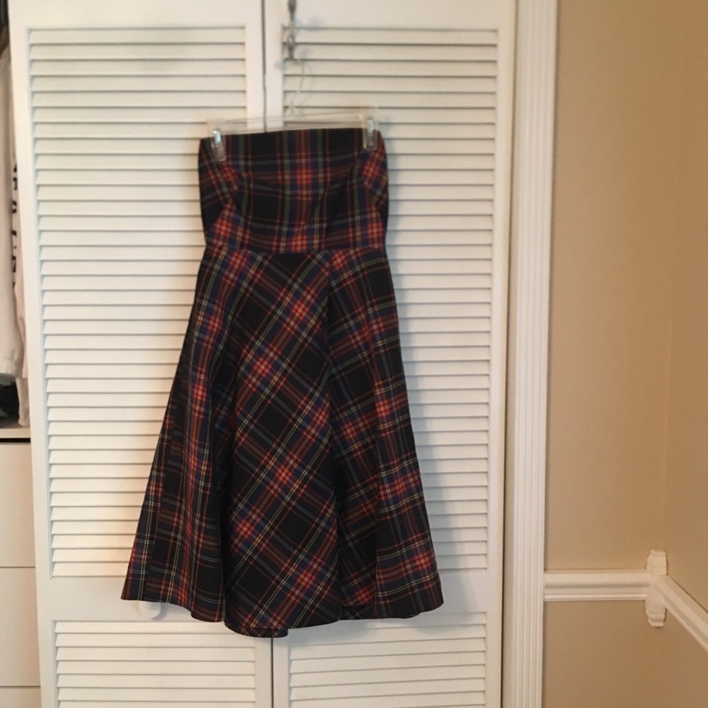 J Crew plaid dress